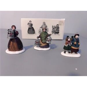 DEPT 56 Heritage Village Collection “ The Bird Seller”
